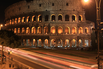 Image showing Rome by night