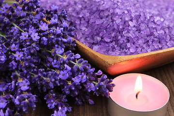 Image showing Lavender spa