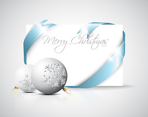 Image showing Christmas card with place for your text