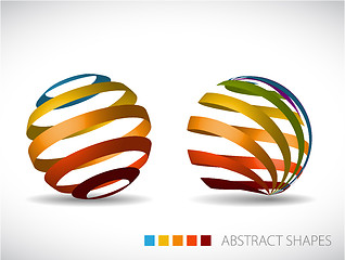 Image showing Collection of abstract spheres
