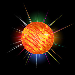 Image showing Disco ball background