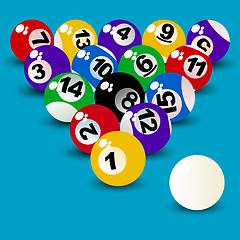 Image showing Billiard Ball Set