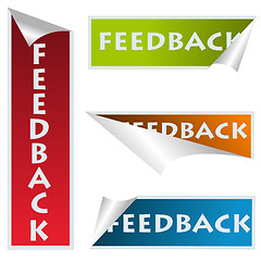 Image showing Feedback stickers