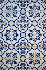 Image showing Portuguese glazed tiles. 