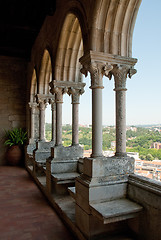 Image showing Gothic arcade