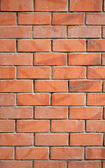 Image showing Red brick wall texture