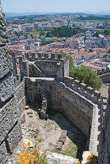 Image showing Ancient walls in a Castle