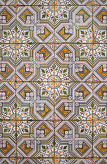 Image showing Portuguese glazed tiles. 