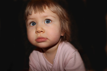 Image showing surprised child