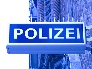 Image showing police polizei