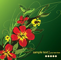 Image showing floral background