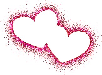 Image showing Abstract hearts. Vector illustration