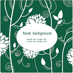 Image showing floral background