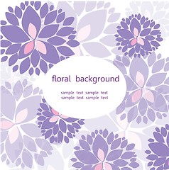 Image showing floral background