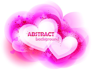 Image showing Abstract hearts. Vector illustration.