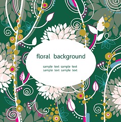 Image showing floral background