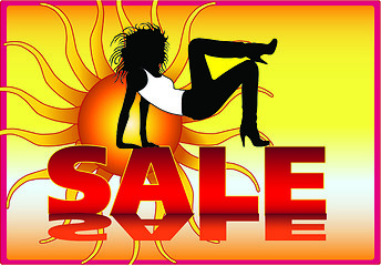 Image showing Vector sale poster design