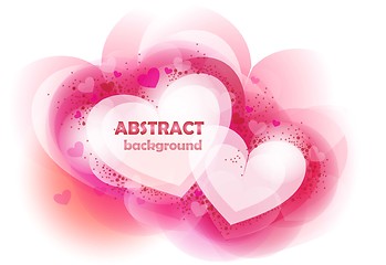 Image showing Abstract hearts. Vector illustration