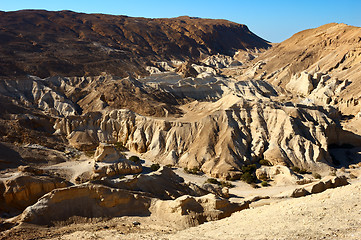 Image showing Judean Desert, the road to the Dead Sea. 