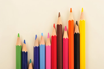 Image showing Color pencils       