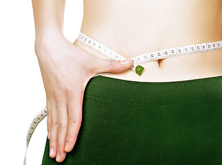 Image showing Keeping a diet and    