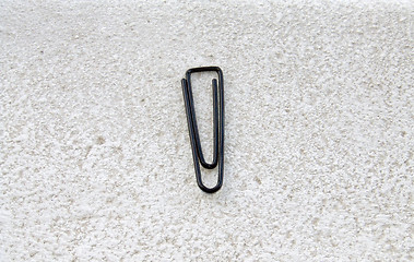 Image showing black paper clip