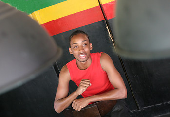 Image showing Jamaican man smiling