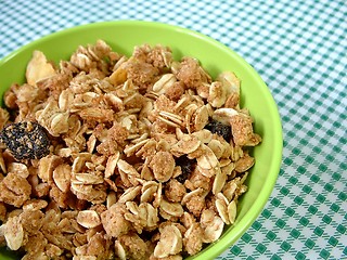 Image showing Bowl of granola