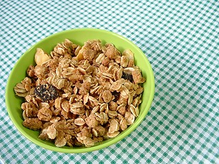 Image showing Bowl of granola