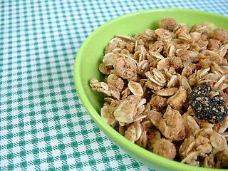 Image showing Bowl of granola