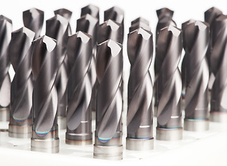 Image showing heap of finished metal drills