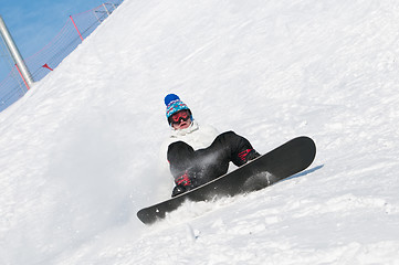 Image showing extreme sport snowboard