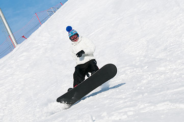 Image showing extreme sport snowboard