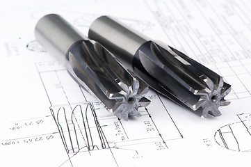 Image showing finished metal reamer tools