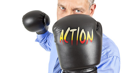 Image showing business boxing