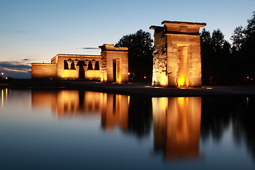 Image showing Templo de Debod in Madrid