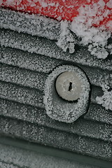 Image showing Frost on car