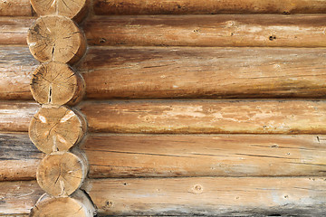Image showing Wooden wall