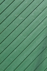 Image showing Green wooden panel