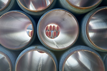 Image showing Large gas-tubes