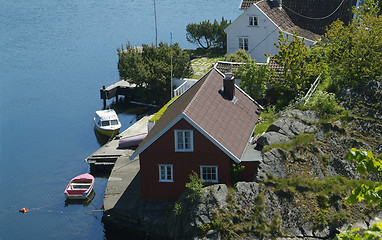 Image showing Summer-houses in Norway