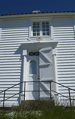 Image showing Detail of old, wooden house