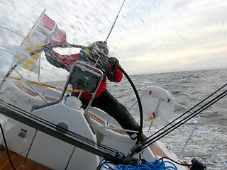 Image showing Rough sailing