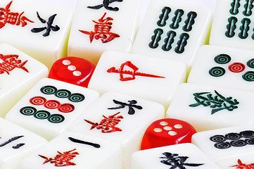 Image showing Chinese mahjong