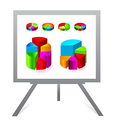 Image showing Flip chart and graph