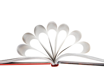 Image showing book pages folded into a flower shape