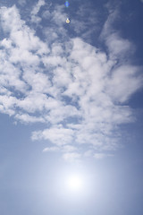 Image showing Fluffy clouds