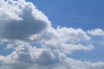 Image showing Fluffy clouds