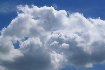 Image showing Fluffy clouds