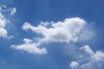 Image showing Fluffy clouds